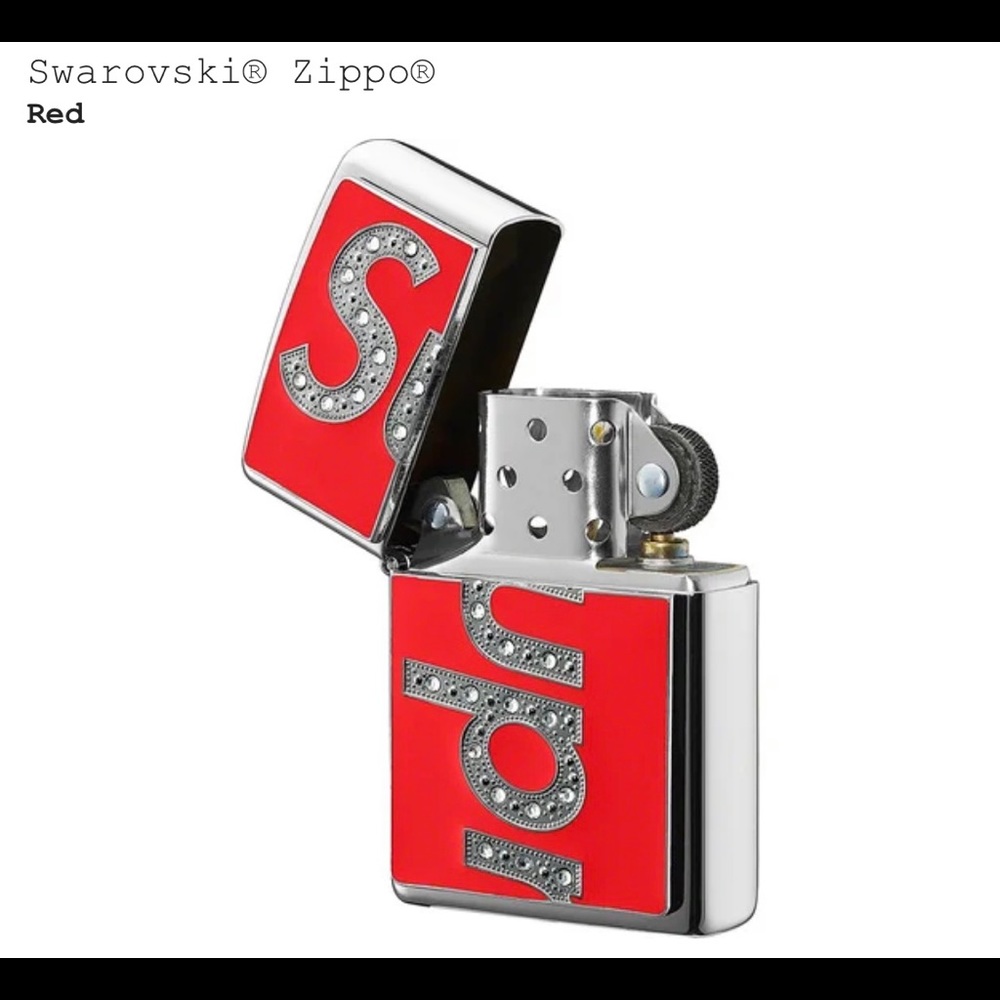 Supreme Swarovski Zippo